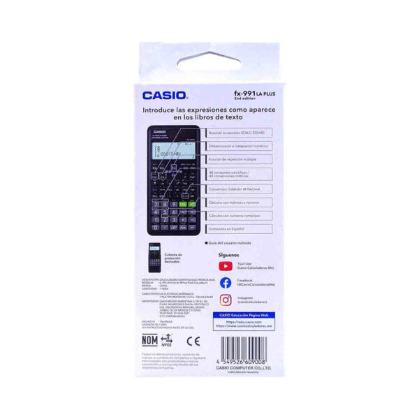 Calculadora Cientifica Casio FX 991LA plus