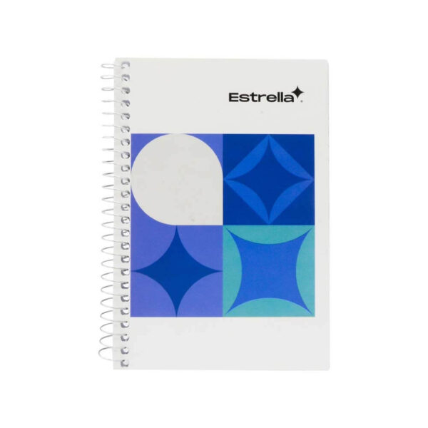 Libreta Estrella 1/8 Espiral Raya 50 Hjs