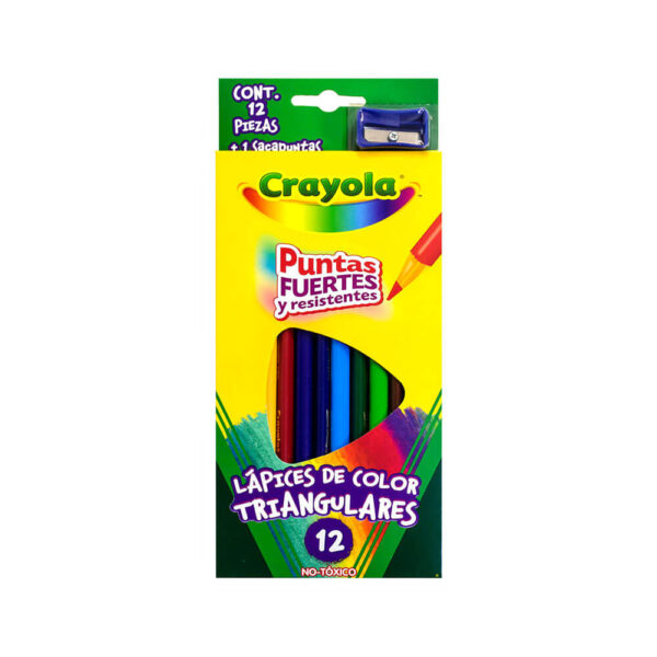 Colores Crayola 12 triangulares