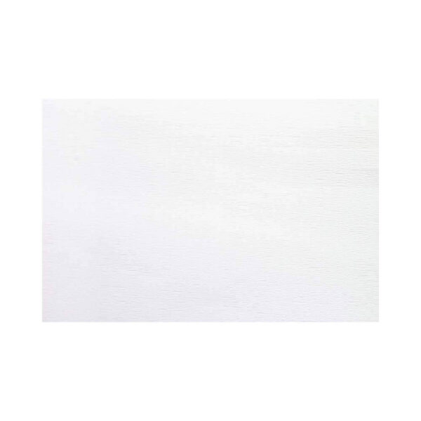 Papel crepe blanco