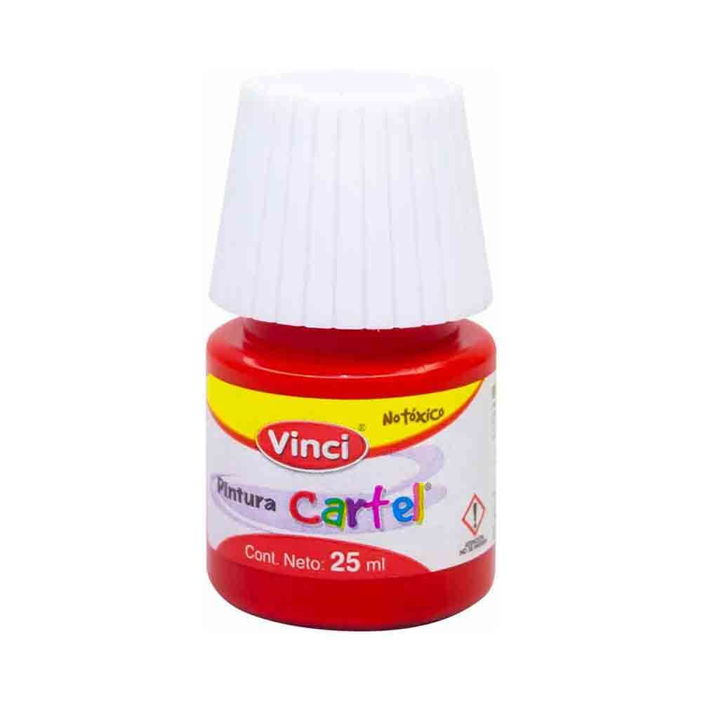 Pintura cartel vinci 25 ml rojo carmesi - 56 caja c/10 piezas 2315 - DIXON