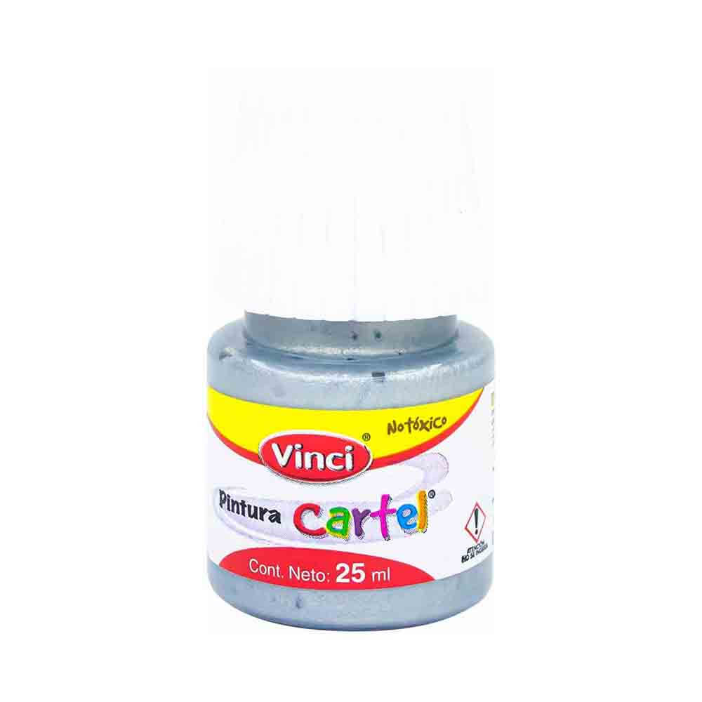 PINTURA VINCI CARTEL 20ML PLATA-70 2343 - DIXON