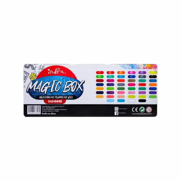 Set de plumas de gel Magic Box Indra