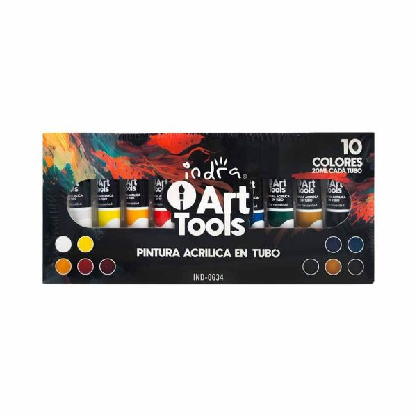 Pintura acrilica en tubo Indra