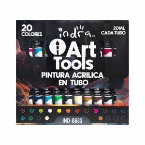 Pintura acrilica en tubo Indra